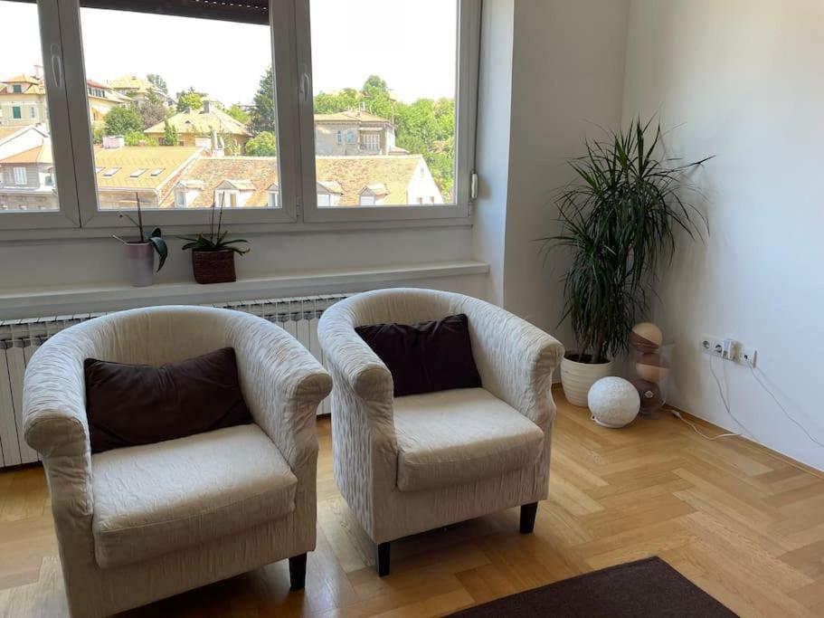 Spacious 3Br/2Bt Apartment With A/C In City Center ซาเกร็บ ภายนอก รูปภาพ